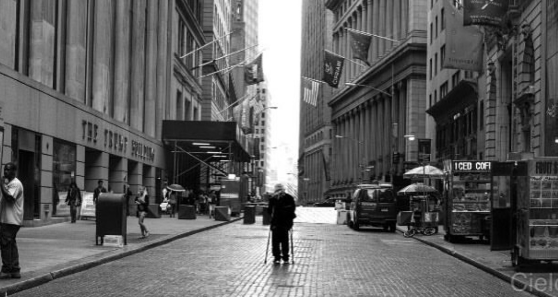 Contemplating New York city